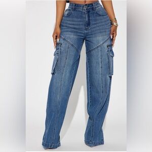 Fashion Nova Cargo Jeans